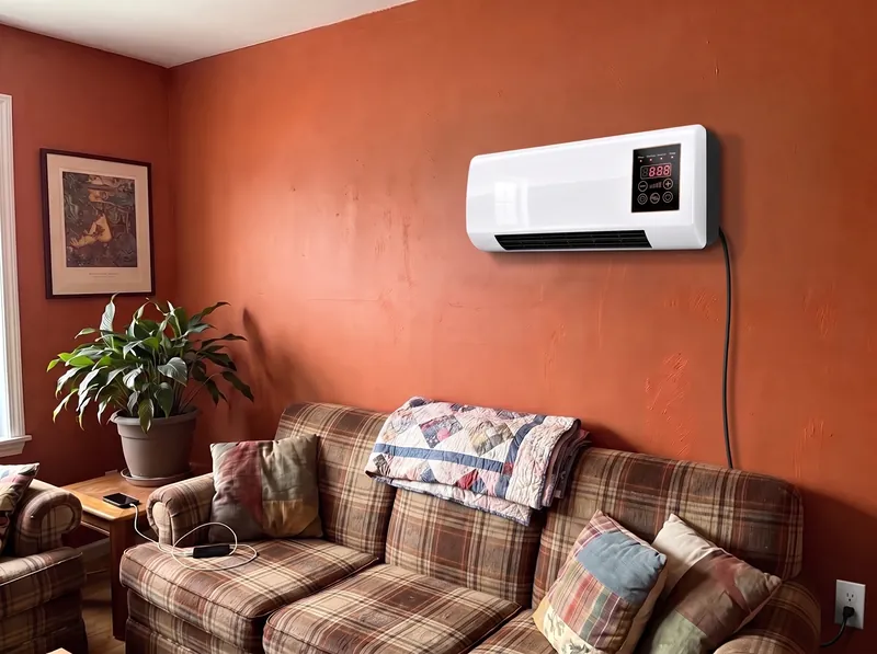 Power Heat Pro mounted on a living-room wall